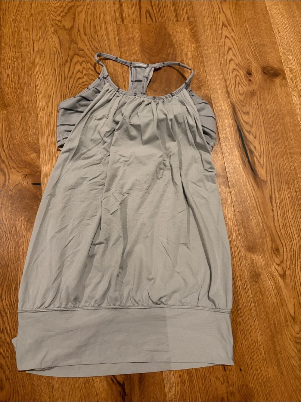 lululemon athletica Light Gray Racerback Tank